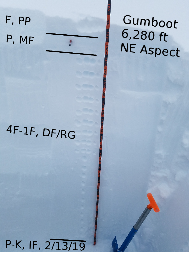 Test Profile at Gumboot Lake