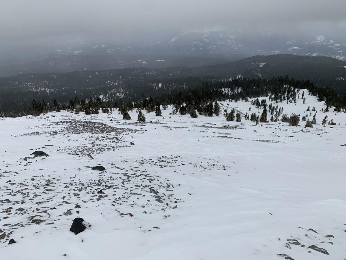Dec. 30, 2020 Green Butte Ridge 1 Green Butte Ridge 8,461 ft looking S-SW