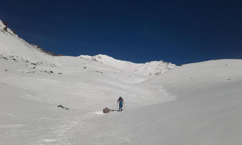 Avalanche Gulch, 8,600 feet