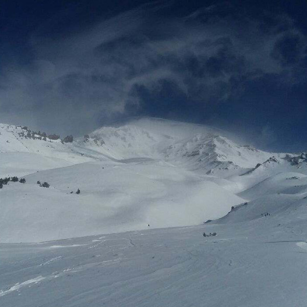 Wind Transporting Snow