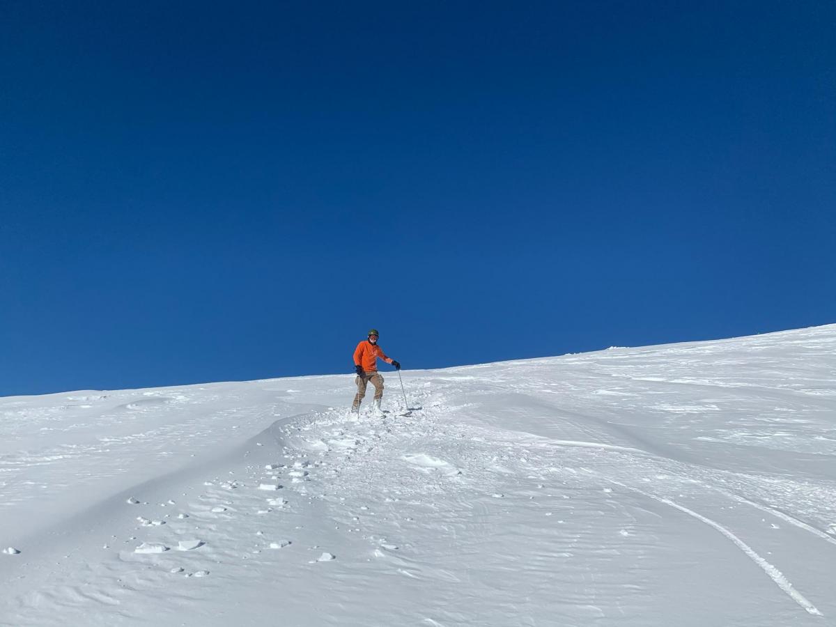 Near 8400 feet SW upper portion of Sun Bowl, Mt Shasta