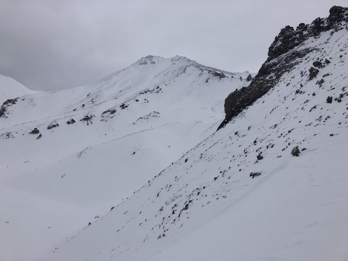 View of West Face from top of Anaconda