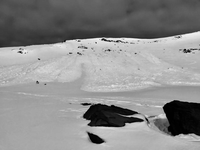 Wind Slab Avalanche in Sun Bowl | Mount Shasta Avalanche Center