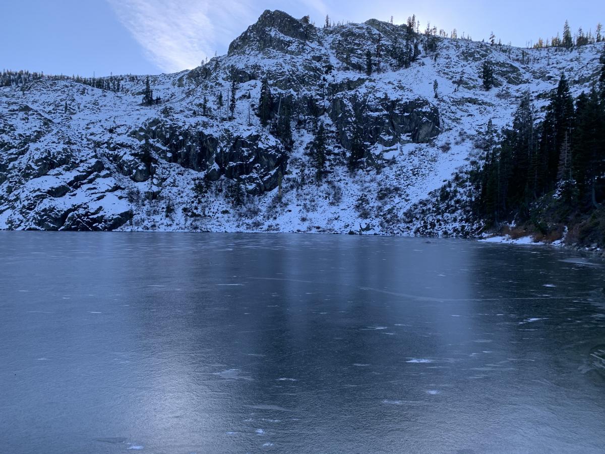 Castle Lake ice Castle Lake ice
