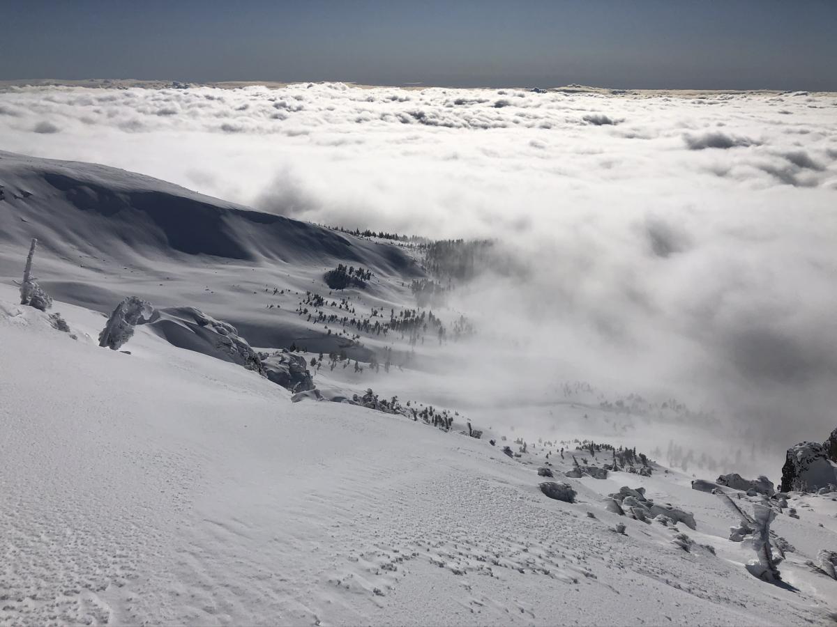 Looking southwest towards Green Butte ridge 