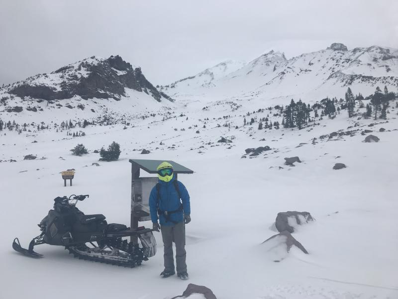 Old Ski Bowl, end of road/trailhead