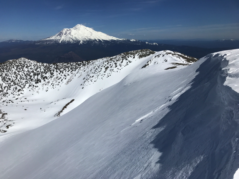 Shasta from the summit of Mt Eddy