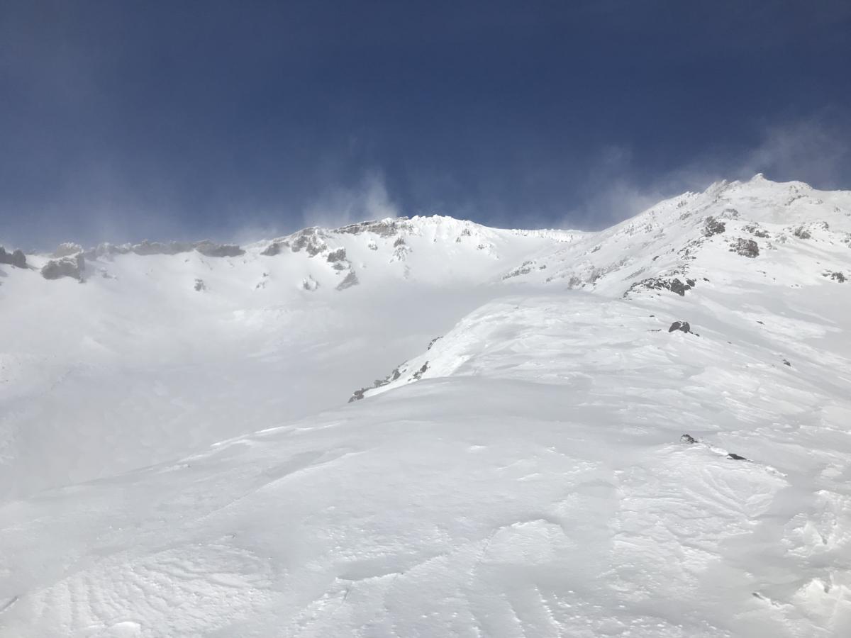 Green Butte Ridge and upper Avalanche Gulch