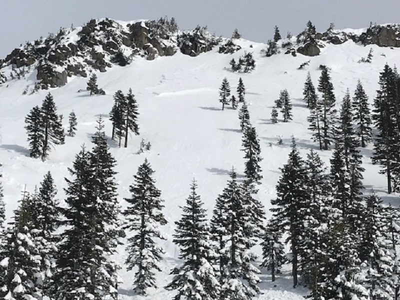 Yellow Butte, natural wind slab avalanche (D2) Yellow Butte, natural wind slab avalanche (D2)