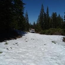 Northgate snow conditions at 6,400 feet