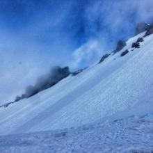 looking at the avalanche from Helen