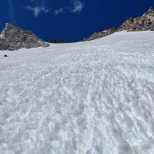 Upper wintun glacier,Sun cups, 