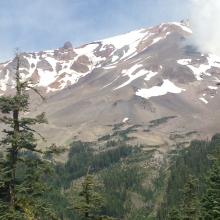 Mid July conditions on Clear Creek route, photo taken 7/11/15