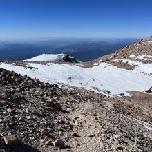 Descending form the Summit Pinnacle.