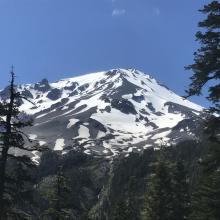 snow is melting quickly on the route