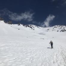 Ascending to Helen Lake