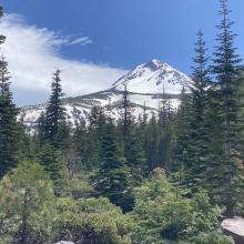 Looking at the Hotlum/Bolam Ridge from the Northgate Trailhead on June 14, 2023. 