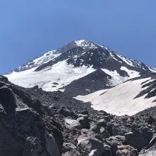 Hotlum-Bolam Ridge from camp. 