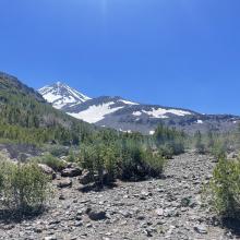 Lower mountain trail condition