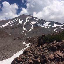 Mid-July, 2015, The West Face from Hidden Valley