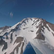 7.21.16 aerial Avalanche Gulch with Green Butte ridge off the wing
