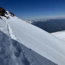 11am looking back along route