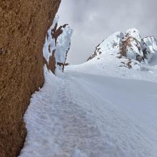 Approaching Casaval Ridge finish