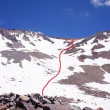 Photo 7/18, Avalanche Gulch route