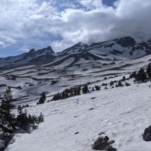 North West View before crossing over to Clear Creek