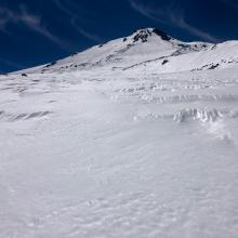 Large sastrugi at 9,800 feet.