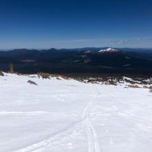 Looking back toward Ash Creek Butte