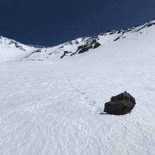 Microwave sized rock below Green Butte