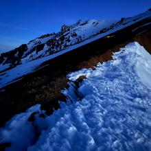 Redbanks meets the Konwakiton Glacier, stay off this area