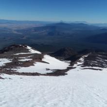 Looking down the ridge from ~12,000'