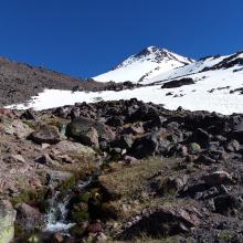 Running water near campsites