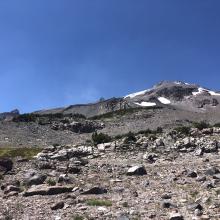 Clear Creek route from the springs.