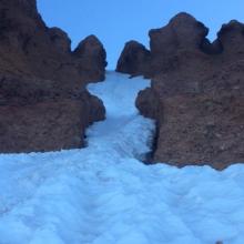 The left chute through Redbanks, 7/25