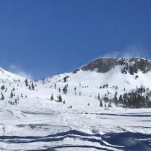 East Wind whipping near Gray Butte