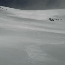 Smooth snow in Sun Bowl