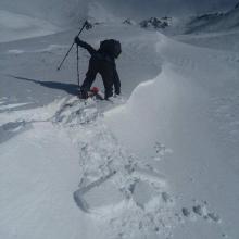 Small Cornices Forming, Easterly Facing