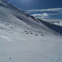 Scoured Ridges, Climbers Right, Avy Gulch