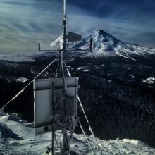 Our new Ash Creek Butte weather station!