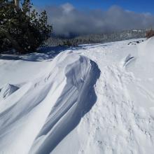 Wind Scoured Ridges, Westerly Wind Loading