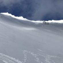 Sargents Ridgeline, viewed from 10k in Old Ski Bowl. 