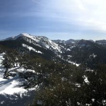 Parks Ck Summit area overlook into Mt Eddy/Deadfall area