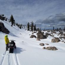 The Edge of Little Glass Mountain