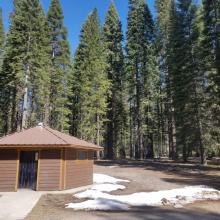 Pilgrim Creek Snowmobile Park - Not Enough Snow for Snowmobile Access