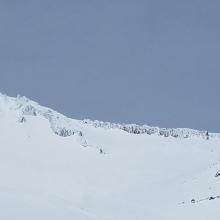 Plenty of Rime Ice on Red Banks and the Trinity Chutes