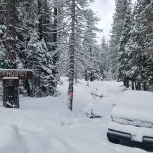 Methodist Camp Access - Castle Lake Road Open & Plowed