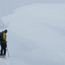 Overhanging Cornices, Northeast Aspects